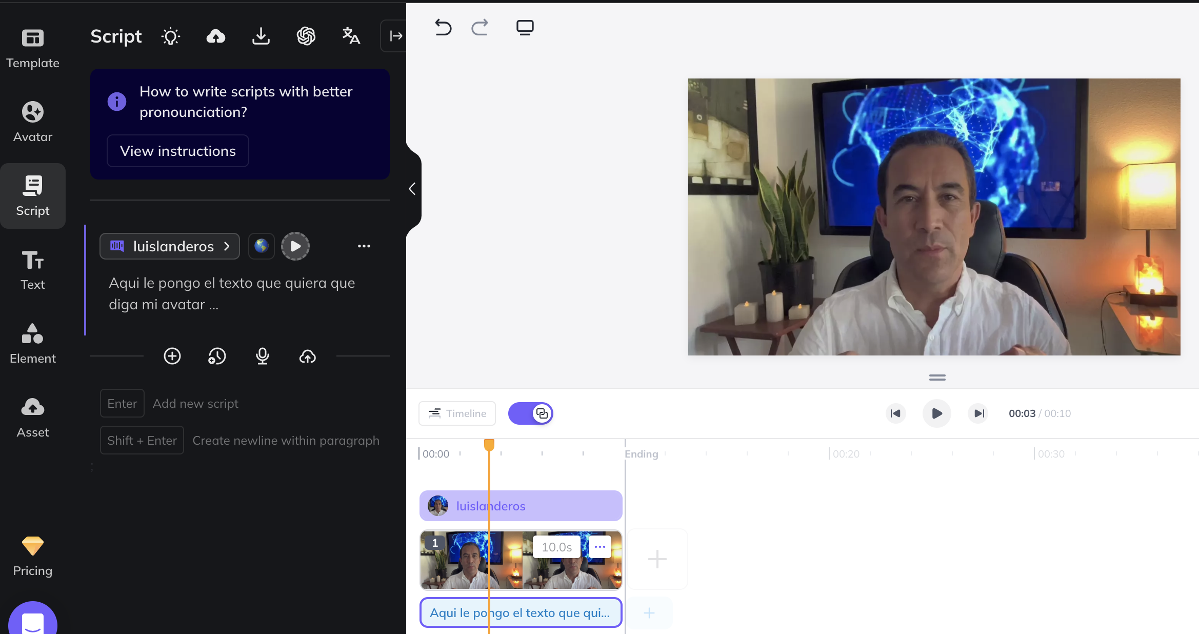 Como Crear Videos con Tu PROPIO Avatar y voz clonada usando INTELIGENCIA ARTIFICIAL